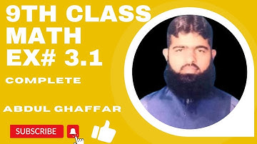 9th class mathematics exercise 3.1 complete| scientific notation