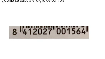 ¿Cómo se llama un código de barras de 6 dígitos?