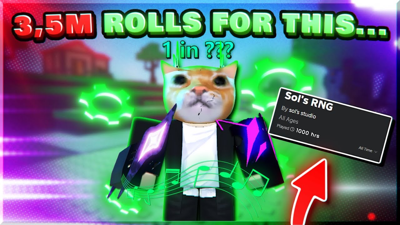 Roll Solar Divice Rng This Is What I Got After 3,500,000 ROLLS In SOLS RNG - YouTube