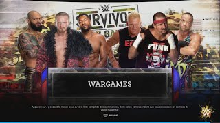 {WWE2K24 War Games}  Trick Williams , Ricochet & Ilja Dragunov vs  Sandman , RVD & Terry Funk
