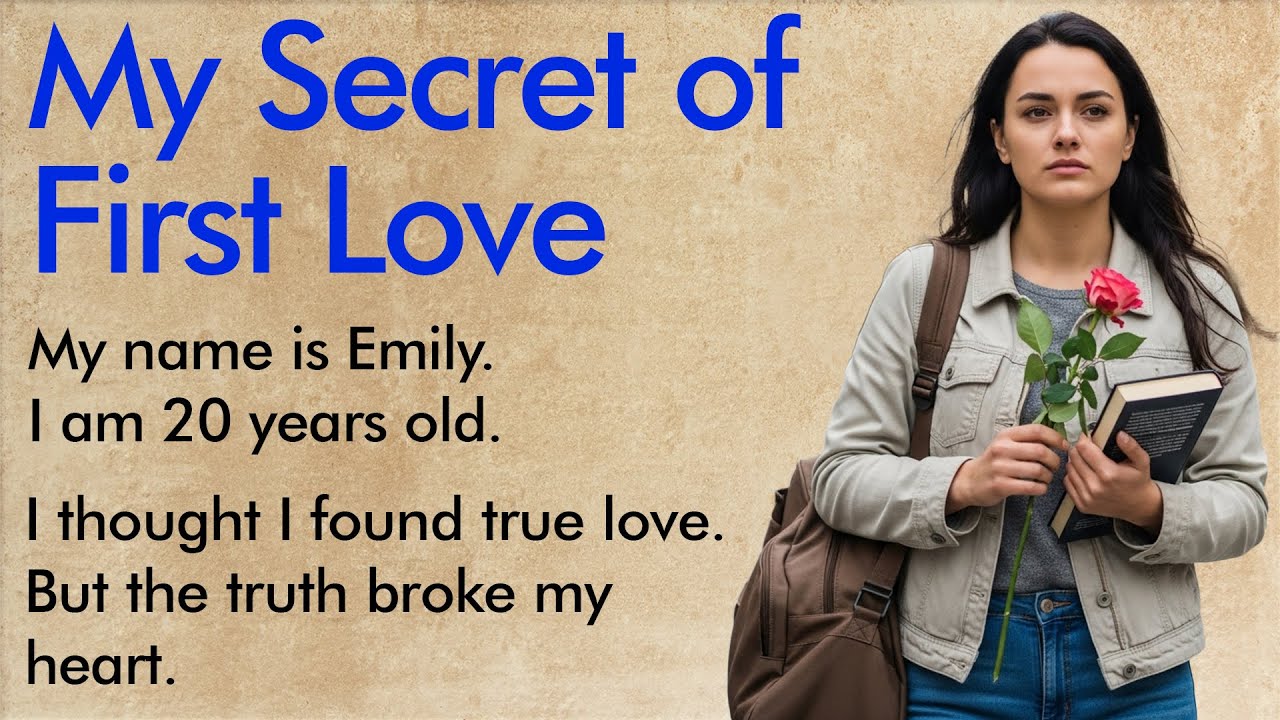 My First Love Was a Secret ✅ Spoken English Learning (A1–A2 Level) ✅
