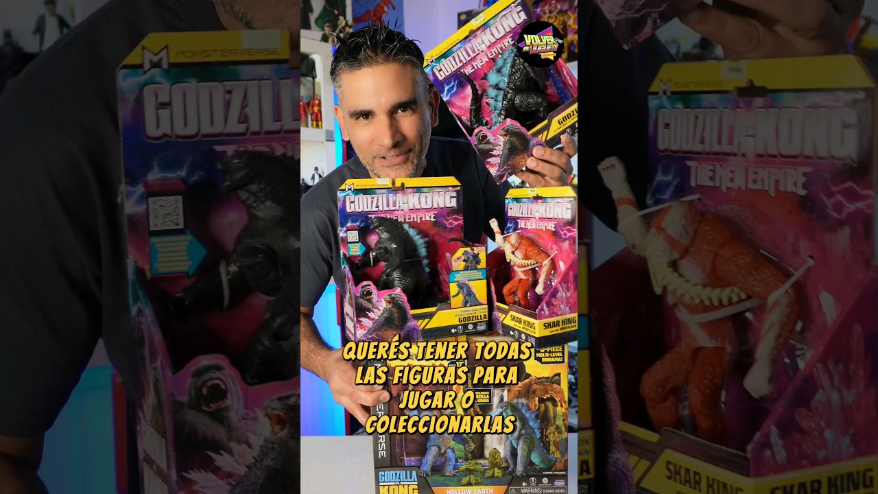 Nuevas figuras Godzilla x Kong El nuevo Imperio #kong #godzillaxkongthenewempire #juguetes