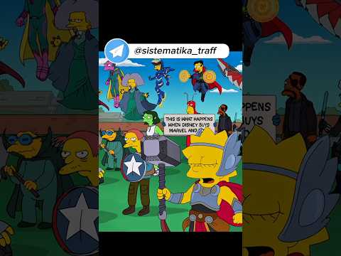 Лиза получила силу Тора😨 #симпсоны #мультик #simpsons #топ