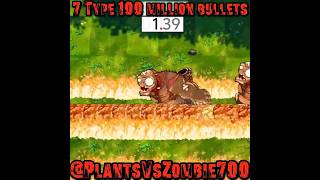 7 Type 100M vs 200 Giant Gargantuar Zombies Survival Time Test #pvz #pvz2 #youtubeshorts #shorts