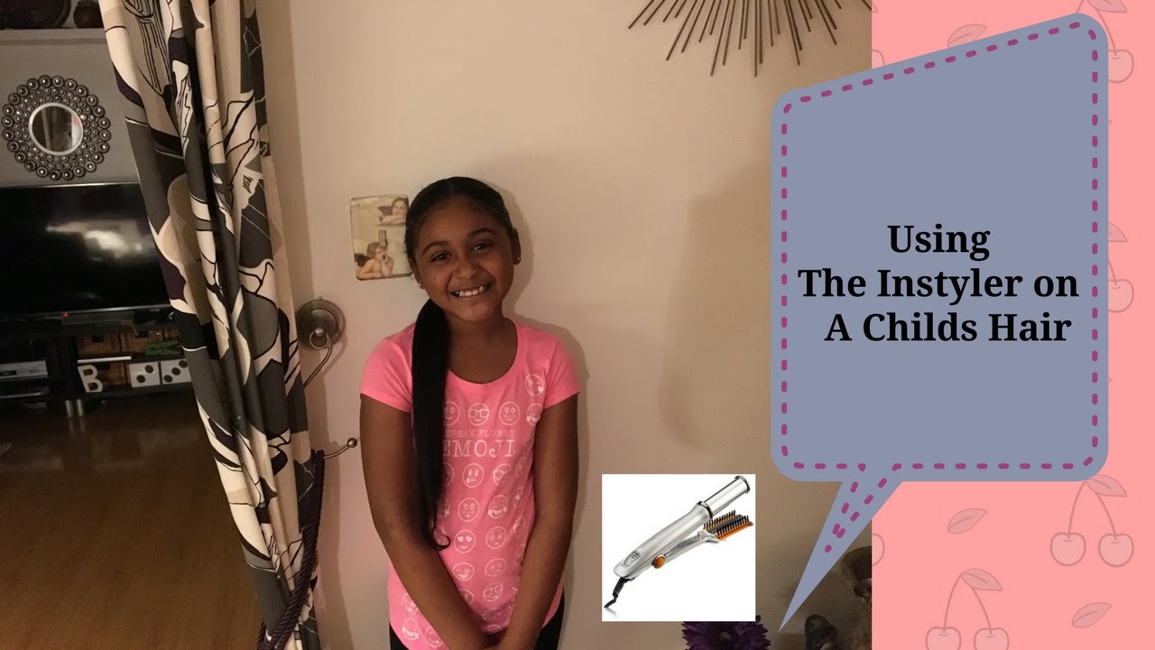 Flat Ironing Your Childs Hair YouTube