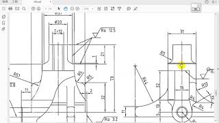 AutoCAD 繪圖教學  設計丙 309  零件2-3