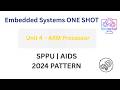 Embedded Systems Unit 4 One Shot 🔥 | ARM Processor Complete Revision | SPPU AIDS 2024 Pattern