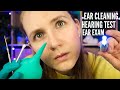 ASMR DEEP Ear Cleaning, Ear Exam &amp; Hearing Test 👂