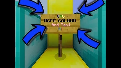 How to Change the Colour/Font of Your Text in MCPE on IOS