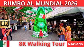 ZAPOPAN Banderas "Cielo Tejido" RUMBO AL MUNDIAL 2026 8K Walking Tour | Jalisco 🇲🇽