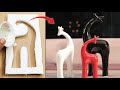 Animal Showpiece • Home Decoration ideas • White Cement Craft ideas • Pop Craft