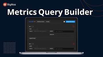 Metrics Query Builder to make Advanced and Custom Dashboards for your Application | SigNoz
