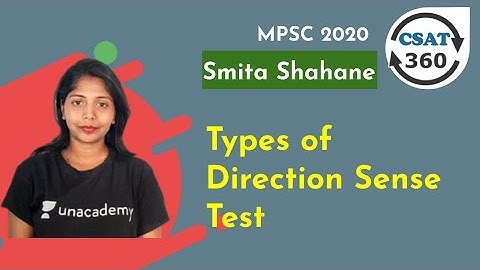 CSAT | Types of Direction Sense Test | MPSC 2020 | Smita Shahane