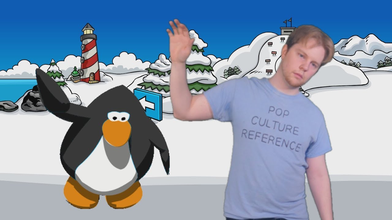 doing the club penguin dance 