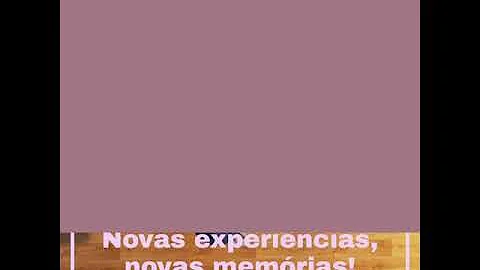 Porque é bom experimentar coisas novas?