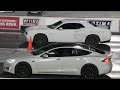 Tesla model s vs hellcat and scat pack  drag racing