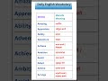 10 Daily Use English Words with Marathi Meaning | Speak English Easily