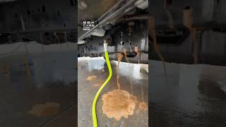Flushing A Dirty Chassis! 😳 #cars #cleaning #dirt