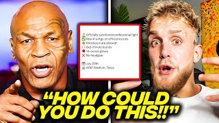 Mike Tyson BRUTALLY SLAMS Jake Paul For Changing The Fight RULES