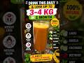 Drink This Daily & Lose Up To 3-4 Kg in 1 Month🔥#weightlossdrink #fatburnerdrink #viralshots