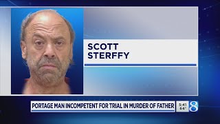 Portage man incompetent for trial in murder of father