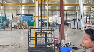 Goods Lift 1 Ton Lift Manufacturer Mezzanine Floor Lift