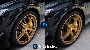 Spin and Path blur effect in Photoshop