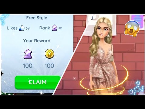 OMG - I won 100 coins!! - Super Stylist Fashion Contest #superstylistgame