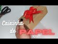 CAIXA FACIL/ MIMO/ PAPEL KRAFT A4/DIY