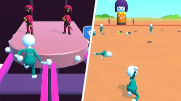 Squid Game: 456 Survival 🦑🦑🦑 All Levels Gameplay Android,ios