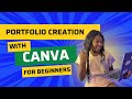 Step by step guide on how to create a virtual assistant portfolio with canva tutorial for beginners