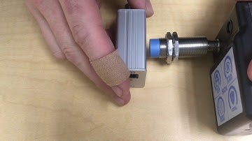 SICK IMC Inductive sensor, how to demo video