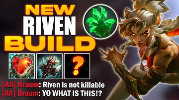 I COOKED A NEW RIVEN BUILD! (BRAUM GOT TILTED)