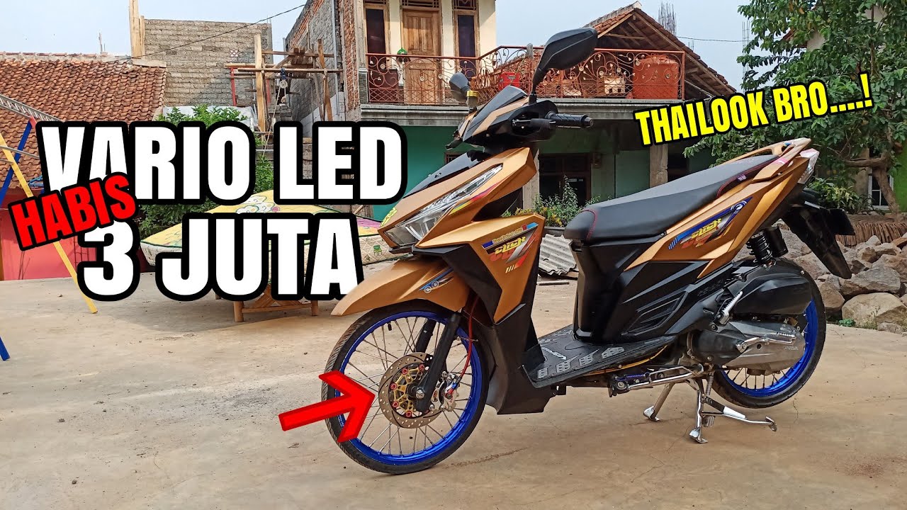 MODIFIKASI VARIO 125 150 THAILOOK SIMPLE LOW BUDGET YouTube