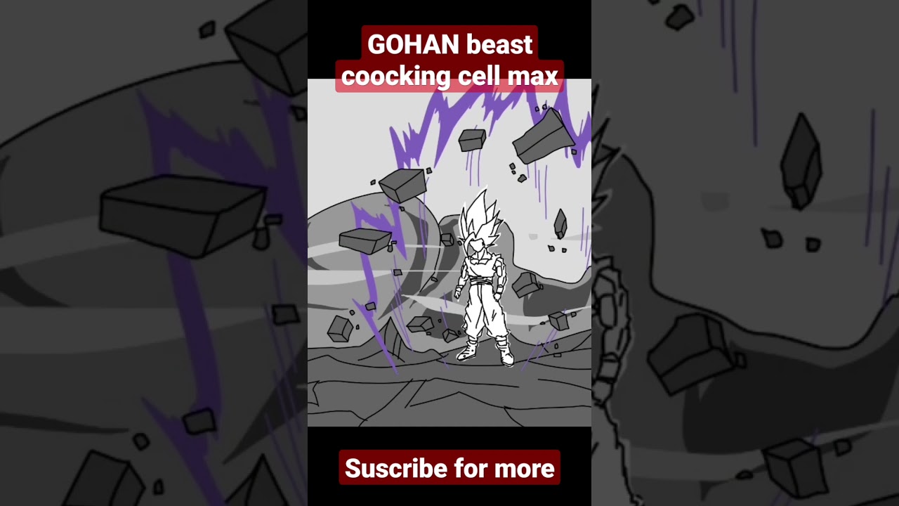 gohan beast vs cell max🔥🔥 