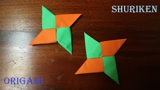 Cara membuat origami shuriken mudah