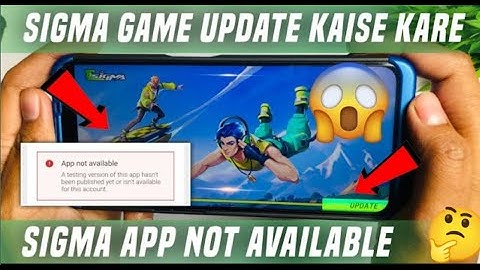 SIGMA GAME 1.0.3 UPDATE | HOW TO UPDATE SIGMA NEW VERSION |SIGMA GAME 1.0.3 UPDATE DOWNLOAD