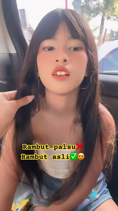 KATANYA INI RAMBUT PALSU KK DISTA😱😱#trending #viralvideo #shortviral