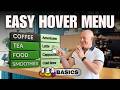 WOW Excel UI Trick: Hover Menu + Auto-Generated Item List