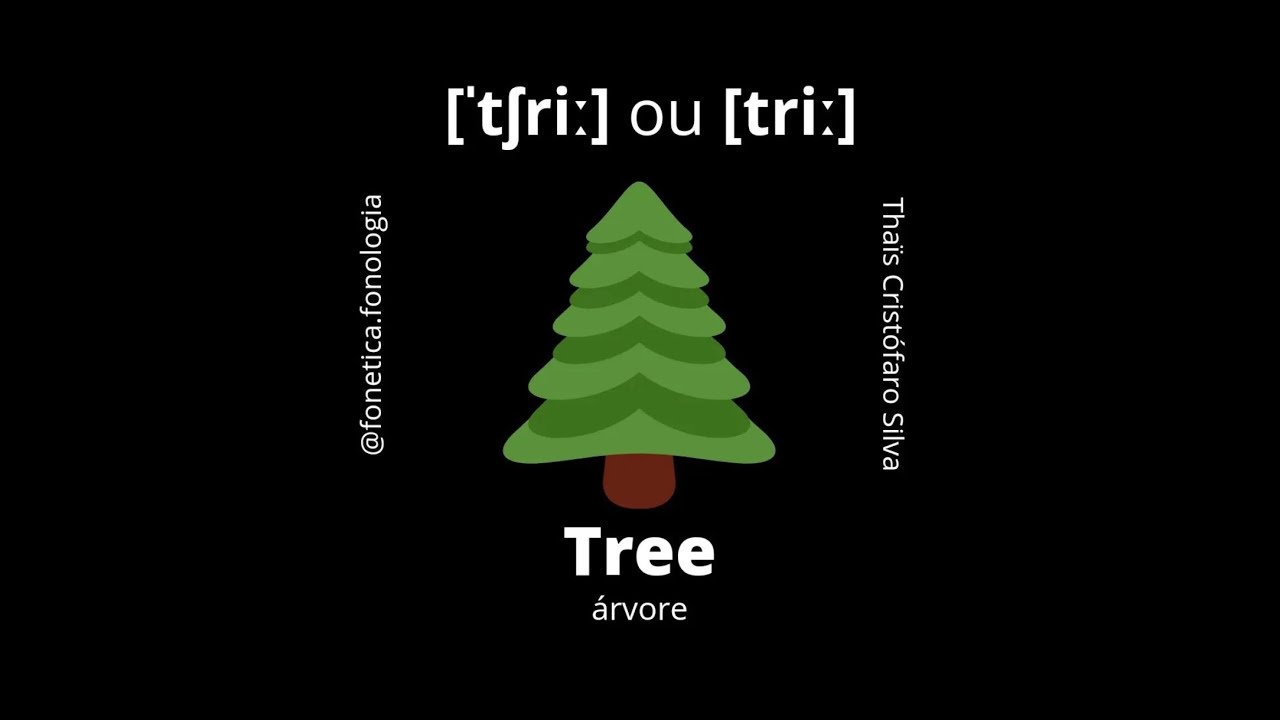 TREE: qual a melhor transcrição: [ˈtʃriː] ou [triː] ? - YouTube
