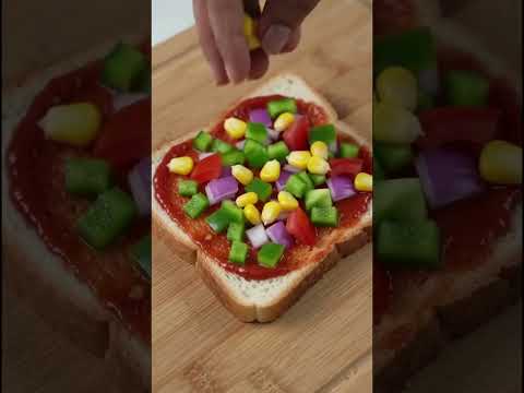 bread pizza 🍕 #trending