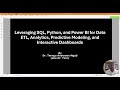 Predictive Modeling with SQL, Python &amp; Power BI - Part 1 - 03 SQL as Database for Python