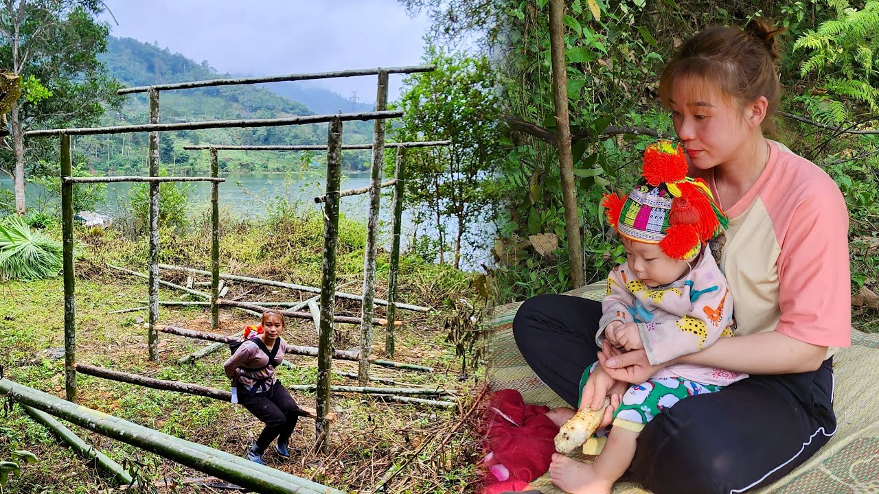 Single Mom Built Her Husband Kicked her out of the house - Single Mother built her own ...