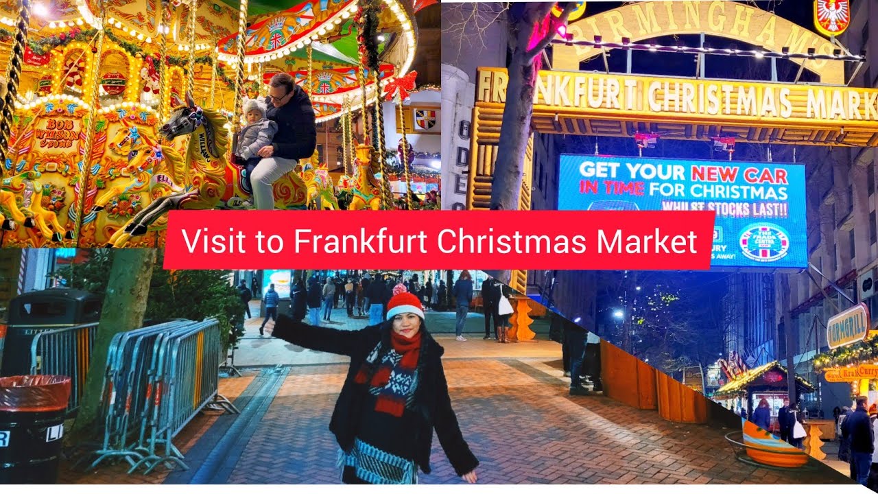 Frankfurt Christmas Market tlawh ang u aw|Birmingham City Centre | Christmas | 🎄| Chrismassy