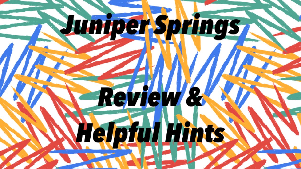 Spring Review - 2 Juniper Springs