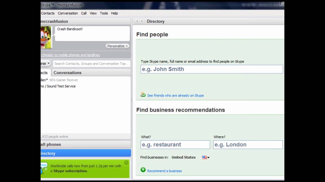 MRCrashFusion now has a Skype account!