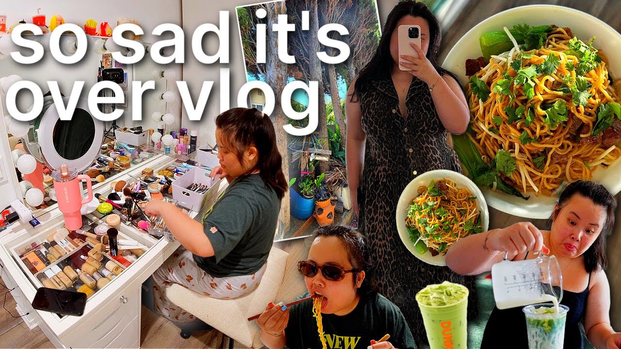 VLOG: so sad its over, getting a surprise from remi, making new matcha recipe, cleaning + organizing