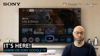 Its here! Gemini on Sony Google TVs!