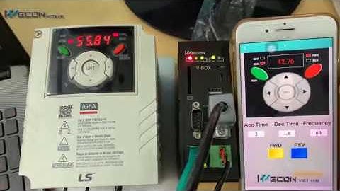 Giám sát thông số biến tần với Smartphone thông qua IIoT VBOX