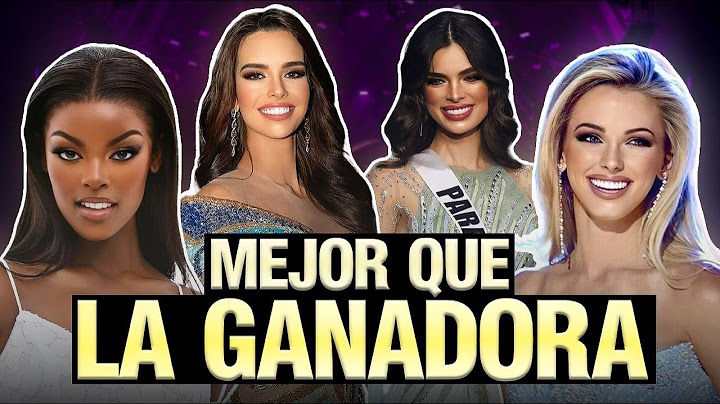 Las finalistas MÁS BELLAS que NO ganaron en Miss Universo